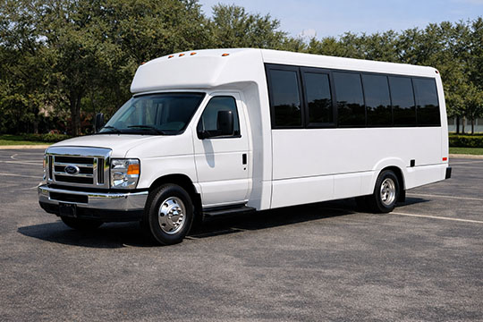 18-passenger minibus available for charter in San Pedro, CA