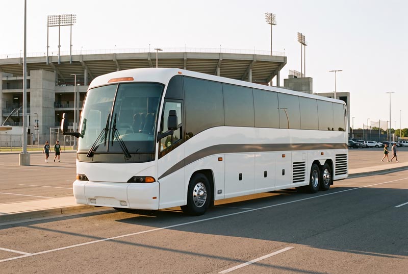 Sports Team Charter Bus Rentals in San Pedro, CA